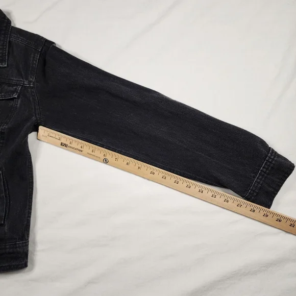Universal Thread Freeborn Denim Jacket, Black, Small - Picture 4 of 9